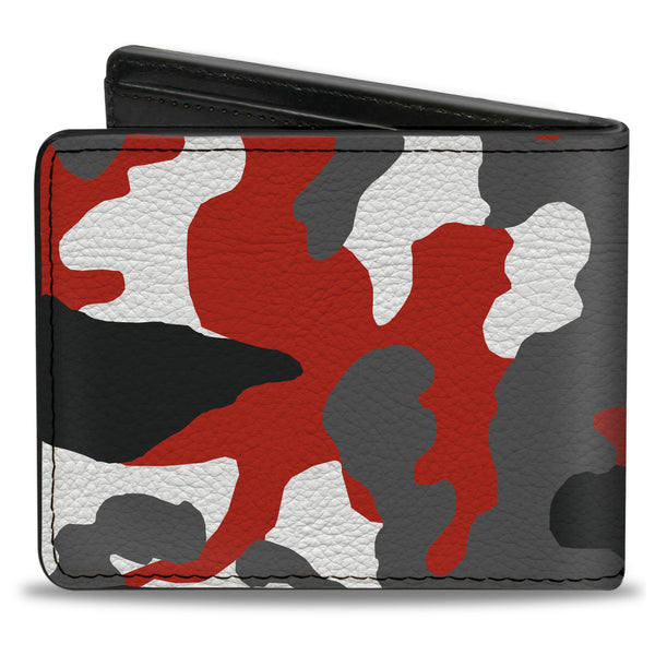 Buckle-Down Bi-Fold Wallet - Camo Orange