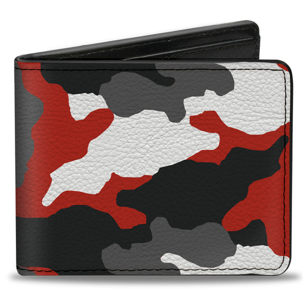 Buckle-Down Bi-Fold Wallet - Camo Orange