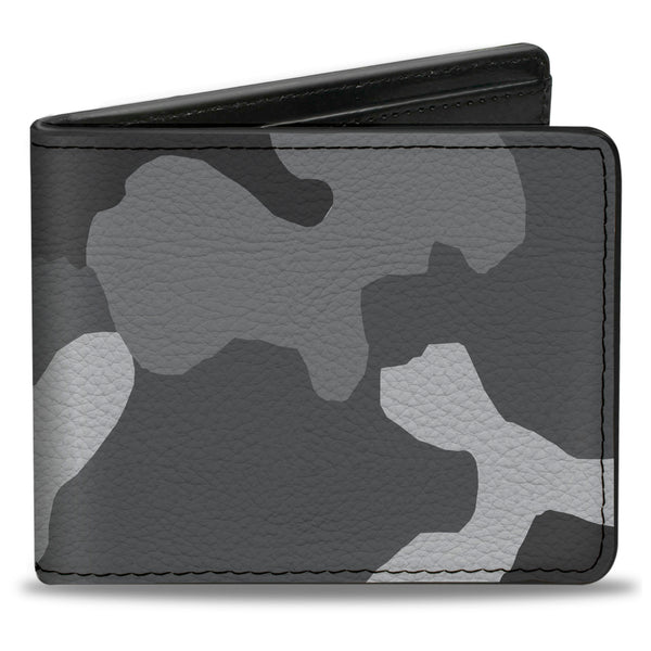 Buckle-Down Bi-Fold Wallet - Camo White