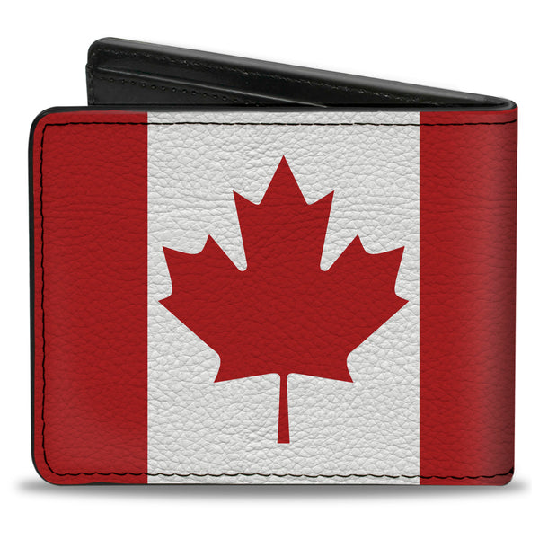 Buckle-Down Bi-Fold Wallet - Canada Flags