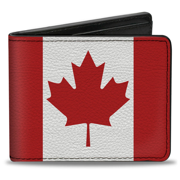 Buckle-Down Bi-Fold Wallet - Canada Flags