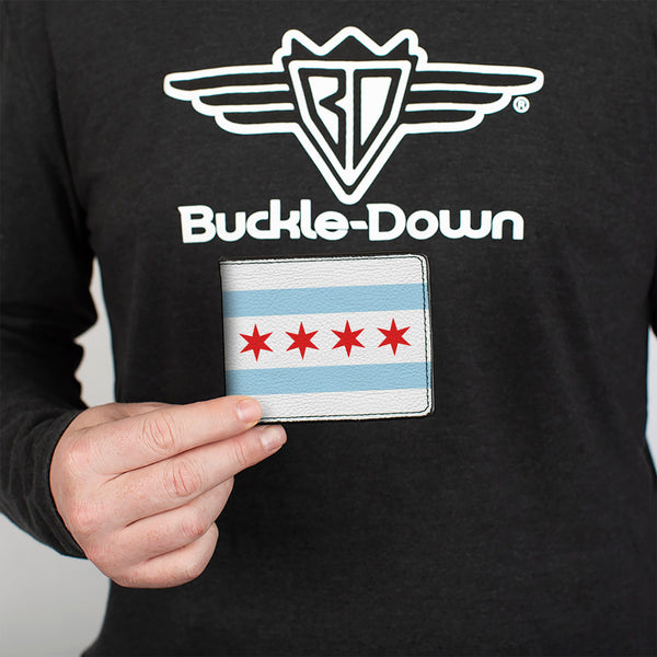 Buckle-Down Bi-Fold Wallet - Chicago Flag