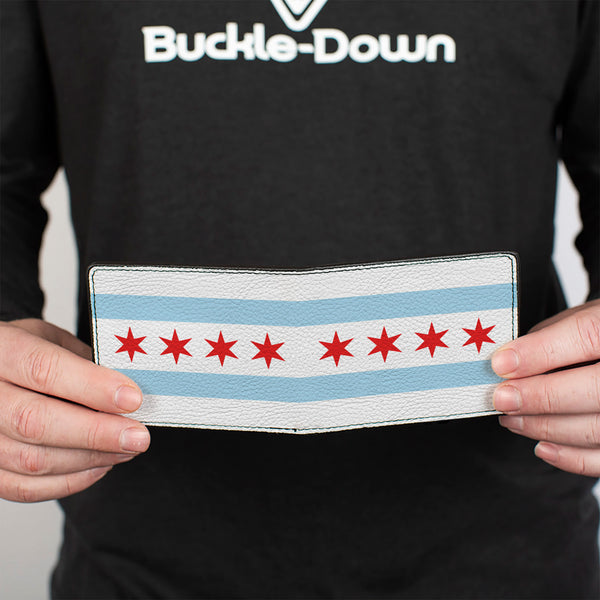Buckle-Down Bi-Fold Wallet - Chicago Flag