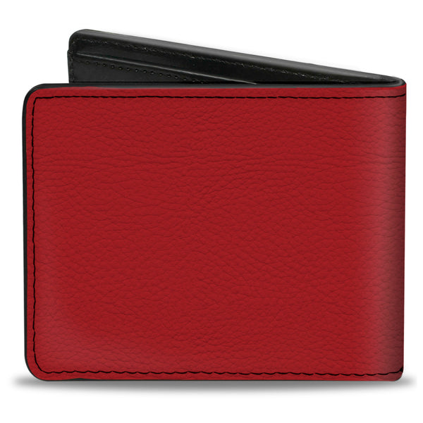 Buckle-Down Bi-Fold Wallet - Christmas Red