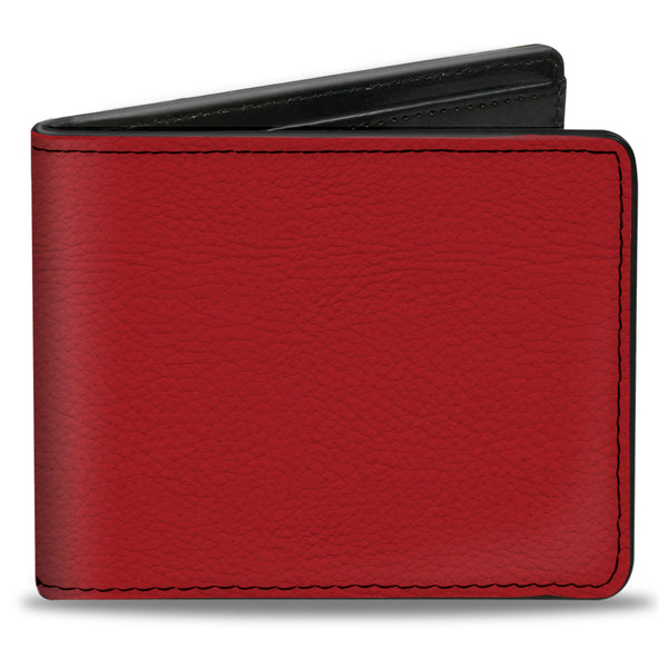 Buckle-Down Bi-Fold Wallet - Christmas Red