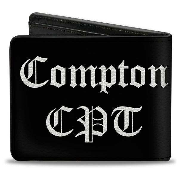 Buckle-Down Bi-Fold Wallet - COMPTON-CPT Black White