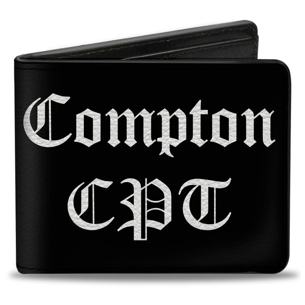 Buckle-Down Bi-Fold Wallet - COMPTON-CPT Black White