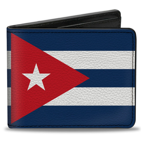 Buckle-Down Bi-Fold Wallet - Cuba Flags