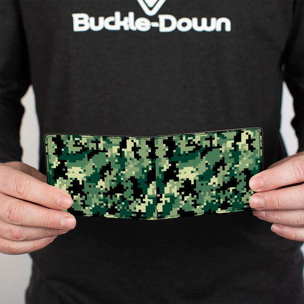 Buckle-Down Bi-Fold Wallet - Digital Camo