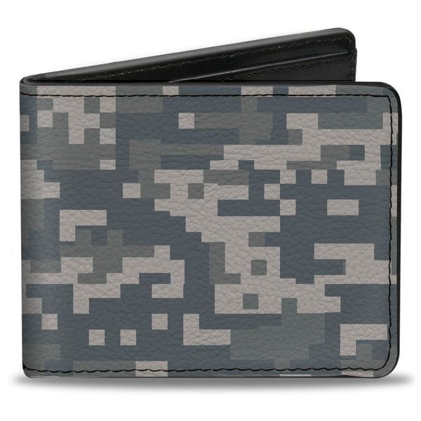 Buckle-Down Bi-Fold Wallet - Digital Camo2 Grays
