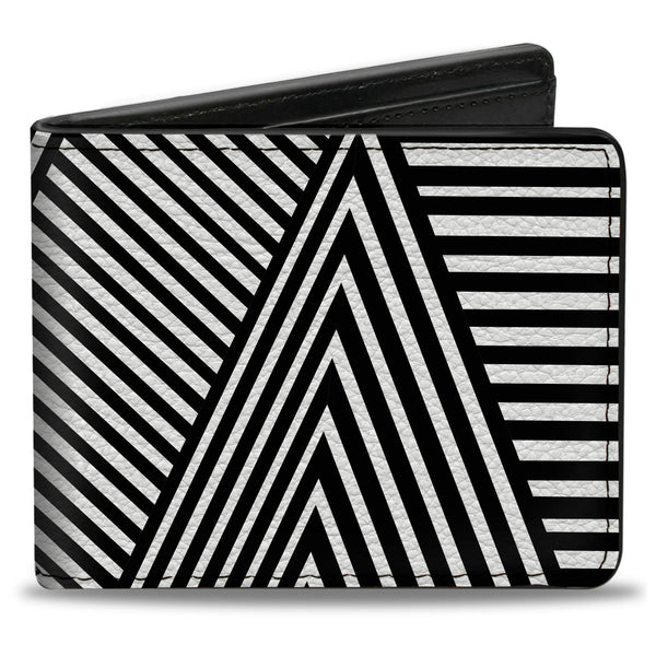 Buckle-Down Bi-Fold Wallet - Eighties 7 Black White