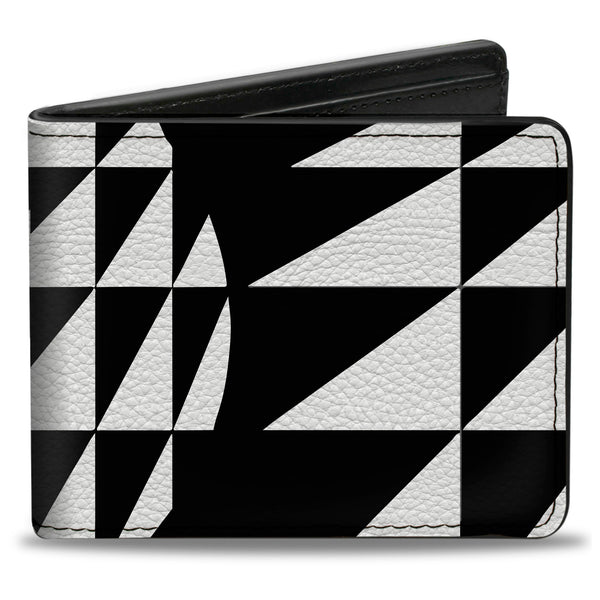 Buckle-Down Bi-Fold Wallet - Eighties 8 Black White