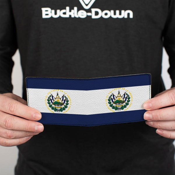 Buckle-Down Bi-Fold Wallet - El Salvador Flag
