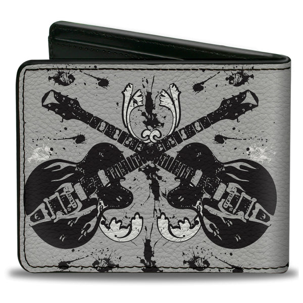 Buckle-Down Bi-Fold Wallet - Electric Guitars