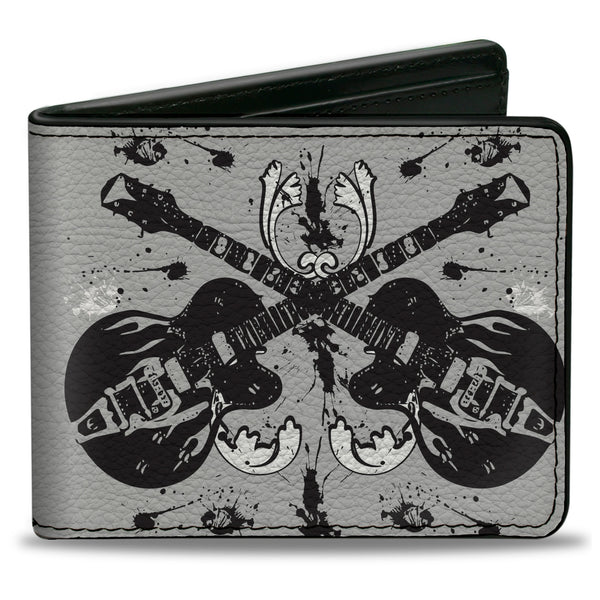 Buckle-Down Bi-Fold Wallet - Electric Guitars