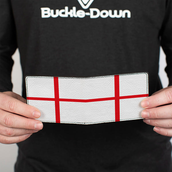Buckle-Down Bi-Fold Wallet - England Flags