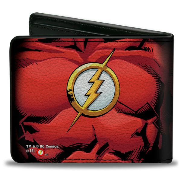Buckle-Down Bi-Fold Wallet - Flash Chest Logo
