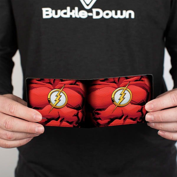 Buckle-Down Bi-Fold Wallet - Flash Chest Logo