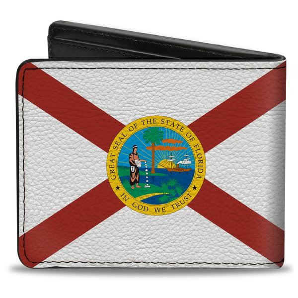 Buckle-Down Bi-Fold Wallet - Florida Flag Continuous