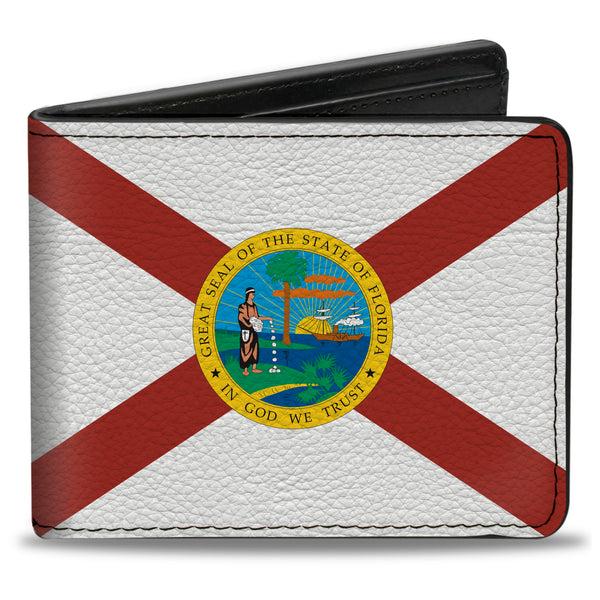Buckle-Down Bi-Fold Wallet - Florida Flag Continuous