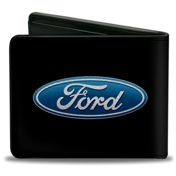 Buckle-Down Bi-Fold Wallet - Ford Oval Logo CENTERED