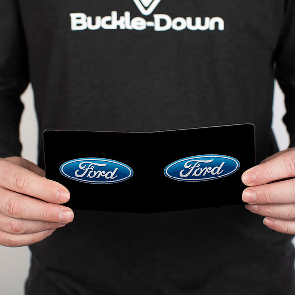 Buckle-Down Bi-Fold Wallet - Ford Oval Logo CENTERED