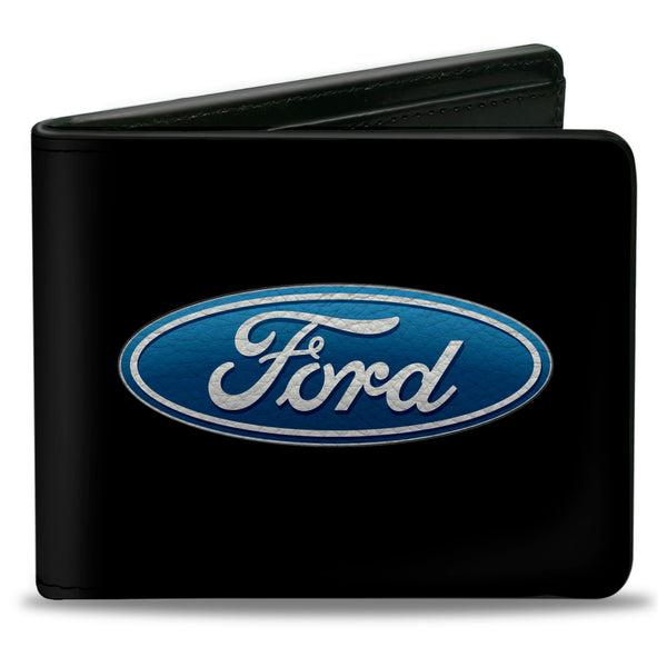 Buckle-Down Bi-Fold Wallet - Ford Oval Logo CENTERED