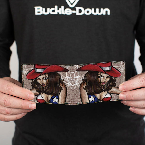 Buckle-Down Bi-Fold Wallet - Fuck Texas Part 1