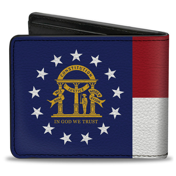 Buckle-Down Bi-Fold Wallet - Georgia Flag
