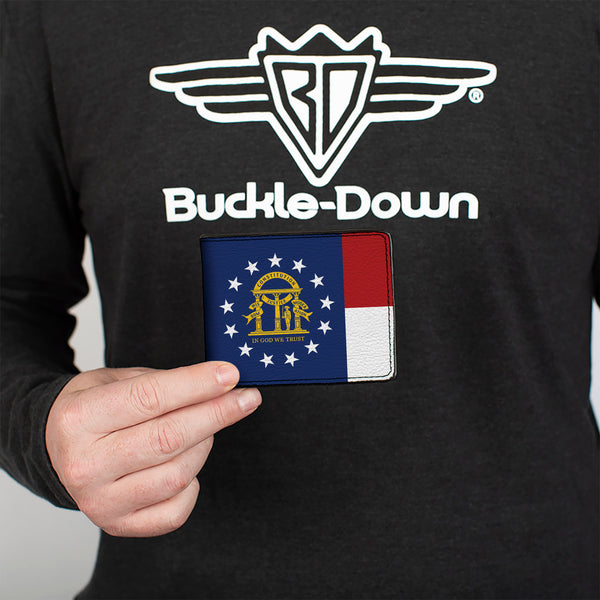 Buckle-Down Bi-Fold Wallet - Georgia Flag