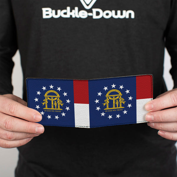 Buckle-Down Bi-Fold Wallet - Georgia Flag