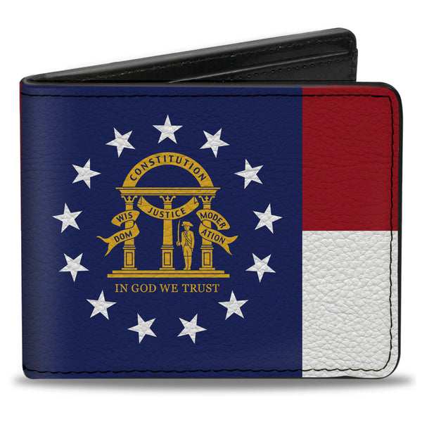 Buckle-Down Bi-Fold Wallet - Georgia Flag