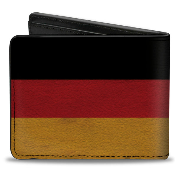 Buckle-Down Bi-Fold Wallet - Germany Flag Weathered