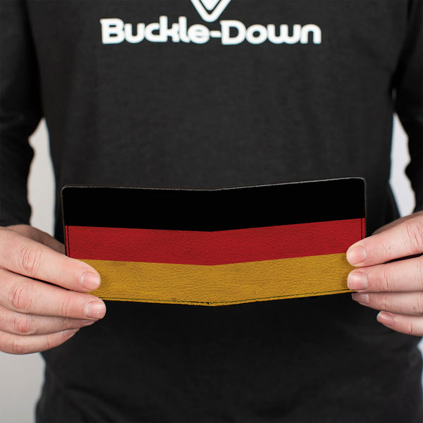 Buckle-Down Bi-Fold Wallet - Germany Flag Weathered