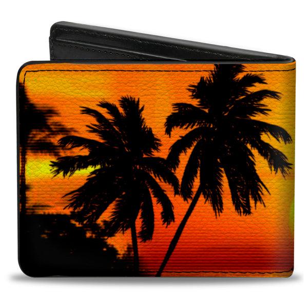 Buckle-Down Bi-Fold Wallet - Golden Sunset