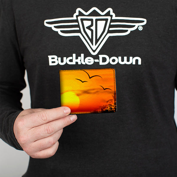 Buckle-Down Bi-Fold Wallet - Golden Sunset
