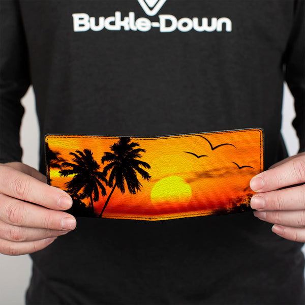 Buckle-Down Bi-Fold Wallet - Golden Sunset