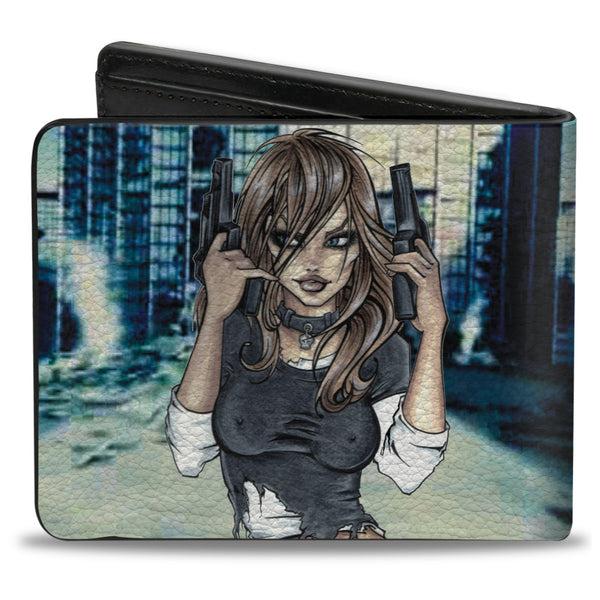 Buckle-Down Bi-Fold Wallet - Gutter Sluts