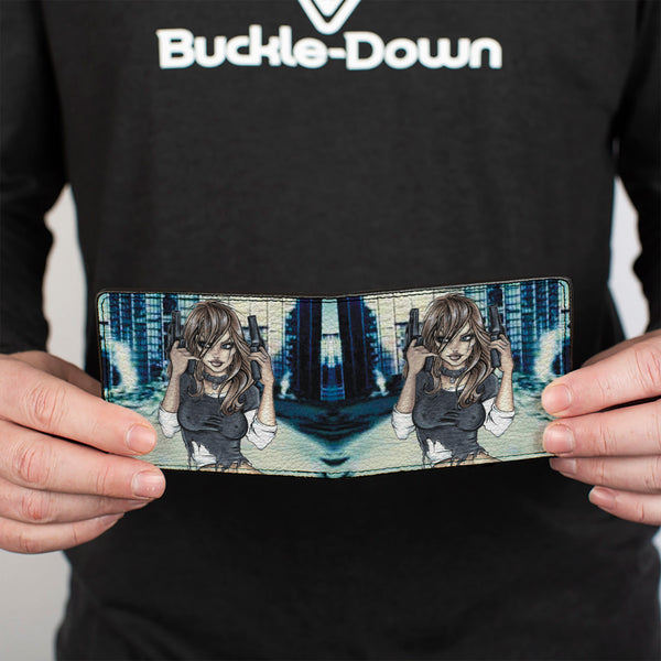 Buckle-Down Bi-Fold Wallet - Gutter Sluts