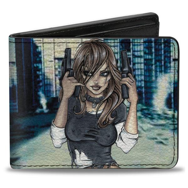 Buckle-Down Bi-Fold Wallet - Gutter Sluts
