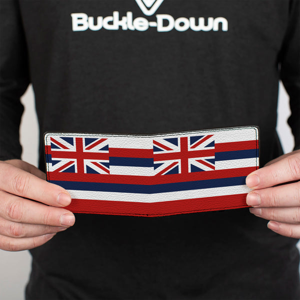 Buckle-Down Bi-Fold Wallet - Hawaii Flags