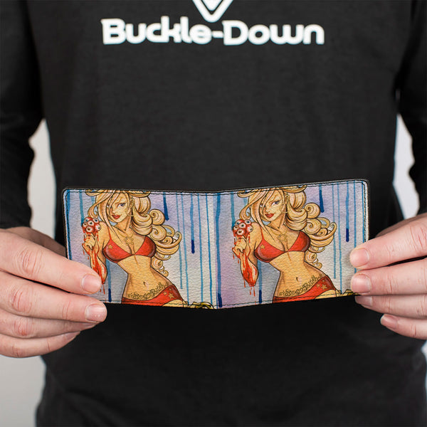 Buckle-Down Bi-Fold Wallet - Horror