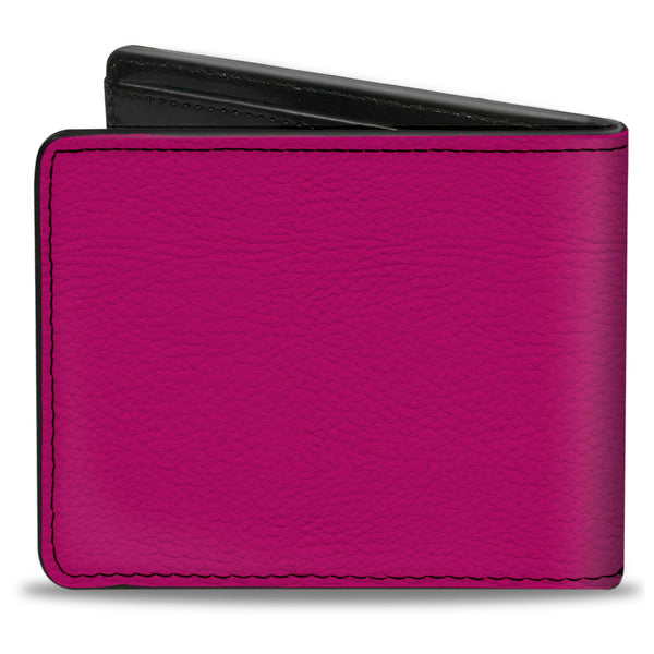 Buckle-Down Bi-Fold Wallet - Hot Pink PMS 219