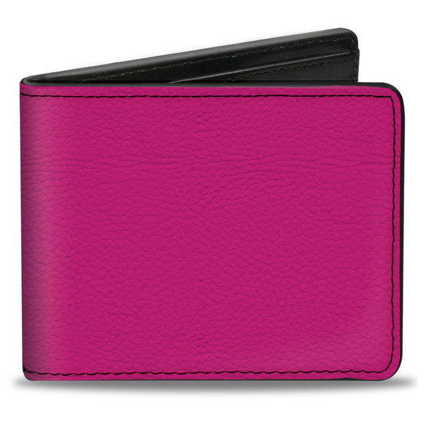 Buckle-Down Bi-Fold Wallet - Hot Pink