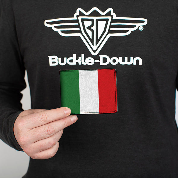 Buckle-Down Bi-Fold Wallet - Italy Flag