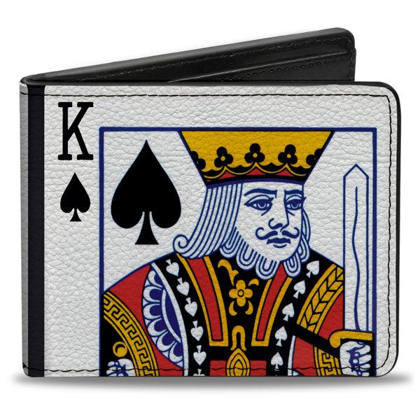 Buckle-Down Bi-Fold Wallet - King of Spades
