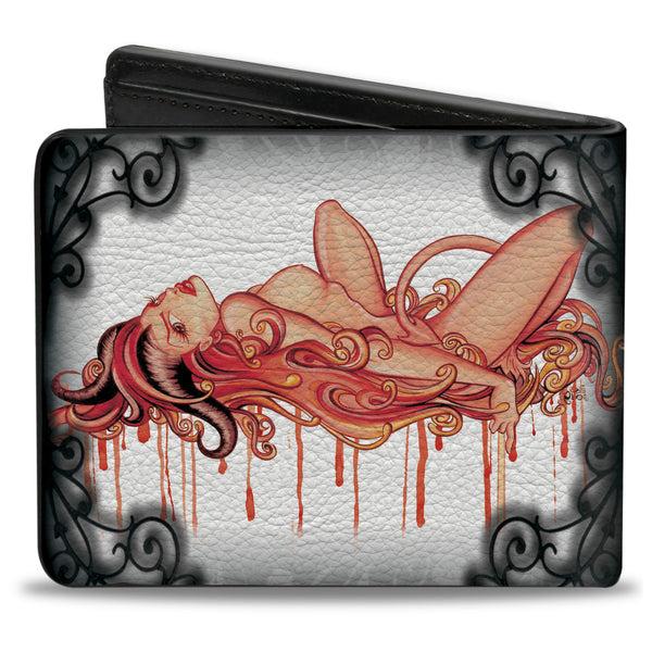 Buckle-Down Bi-Fold Wallet - Lucy