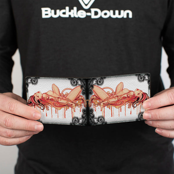 Buckle-Down Bi-Fold Wallet - Lucy