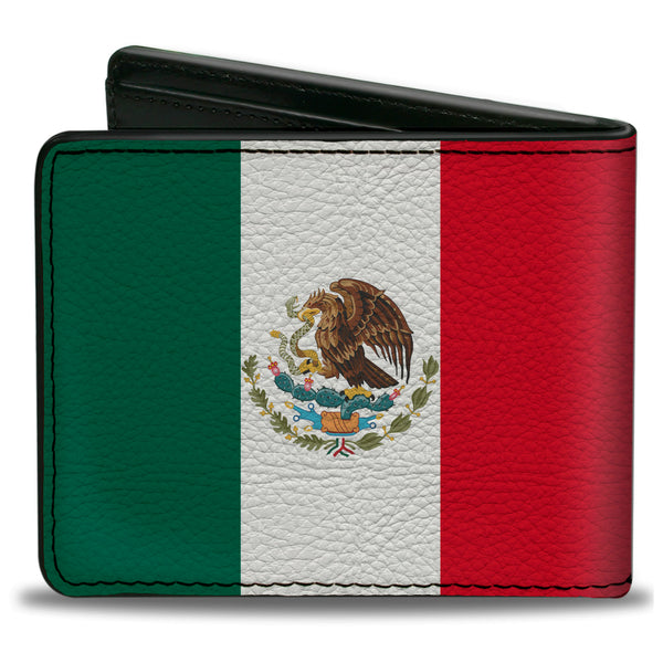 Buckle-Down Bi-Fold Wallet - Mexico Flag