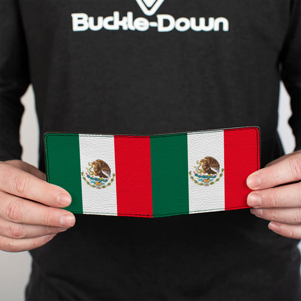 Buckle-Down Bi-Fold Wallet - Mexico Flag